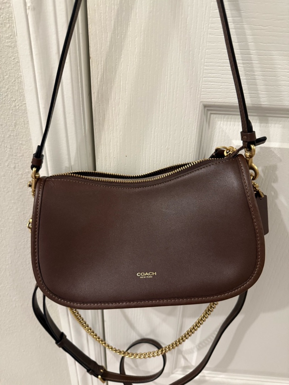 Coach waverly bag in Brass/Maple